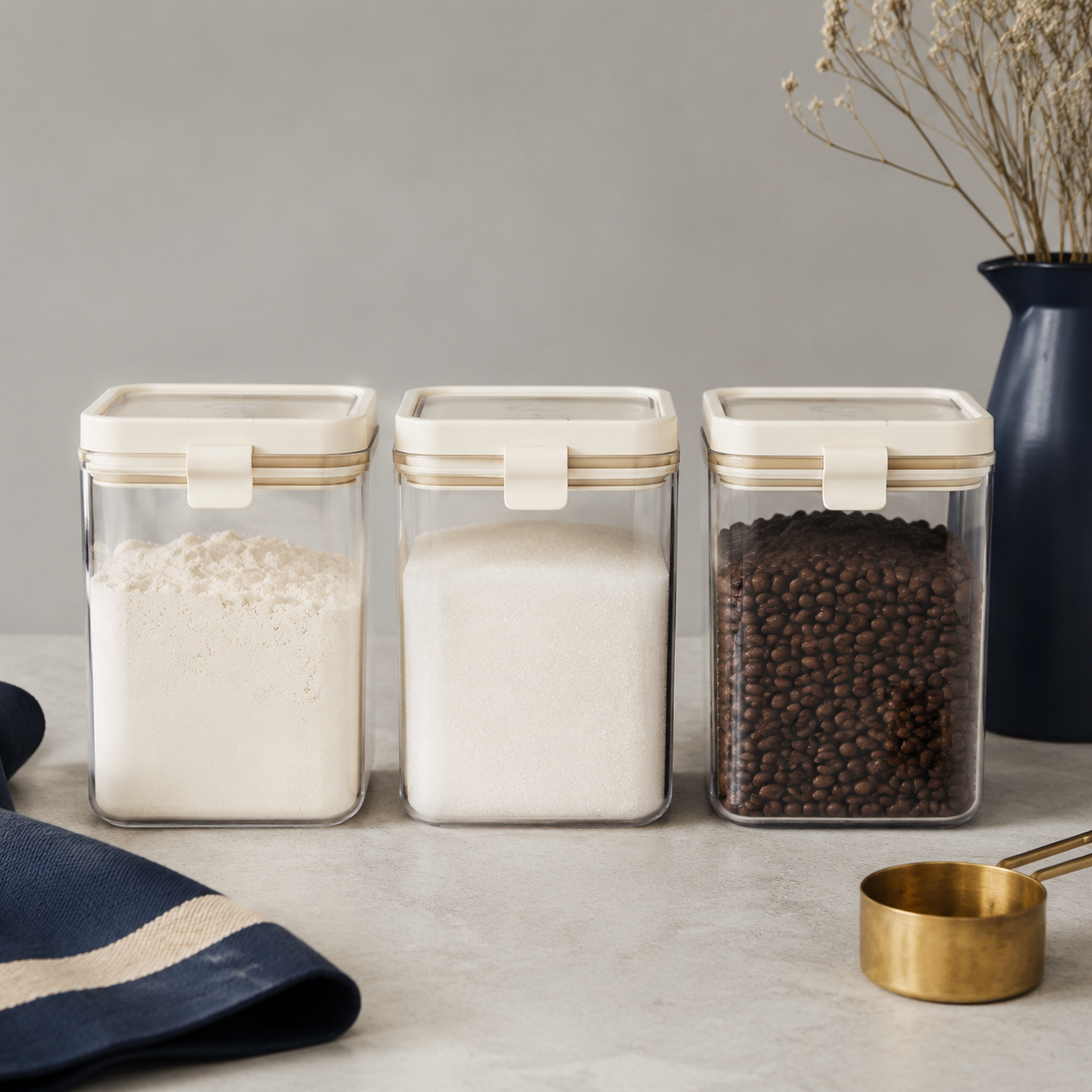 Clear Canister Trio