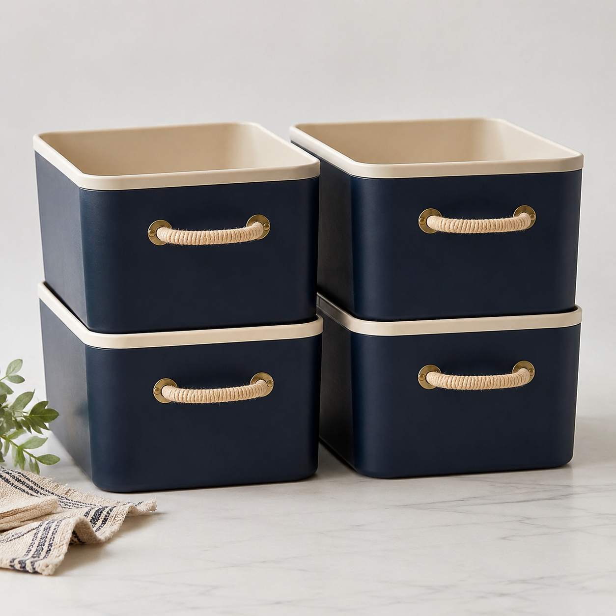 Stackable Pantry Bin Set