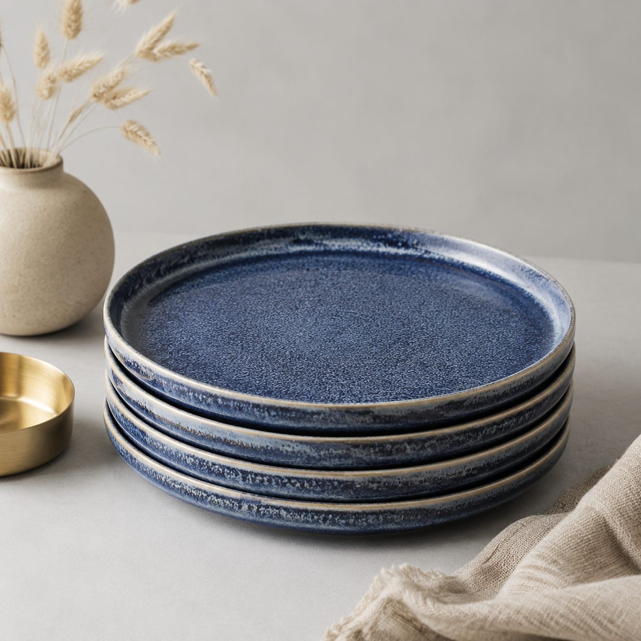Stoneware Dinner Plate Set