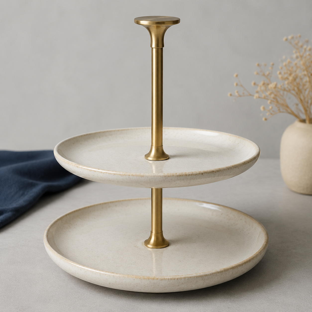 Two-Tier Serving Stand